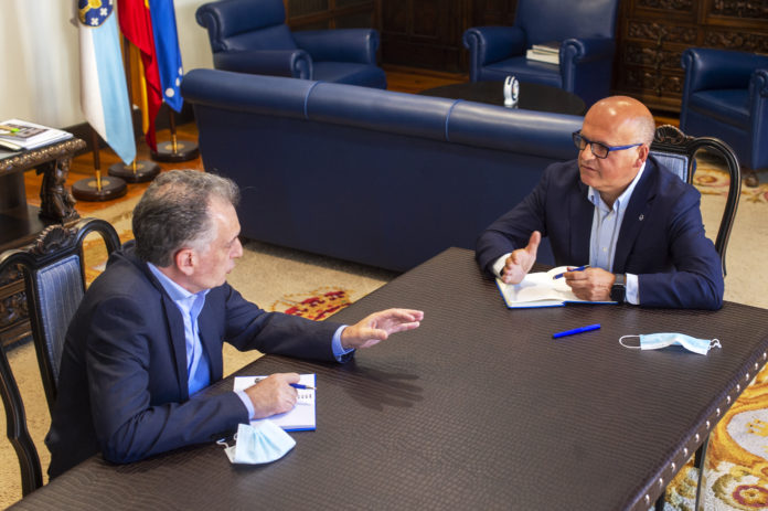 José Juan Cerdeira, director da Area de Benestar da Deputación, e Manuel Baltar