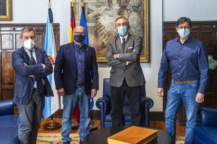 Luis Menéndez, Manuel Baltar, Pastor Lorenzo e Fernando Méndez