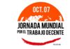 7 de outubro: Xornada Mundial polo Traballo Decente