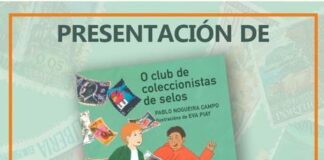 Hoxe sábado na librería Escolma presentación do libro do carballiñes Pablo Nogueira ” o club de coleccionistas de selos “