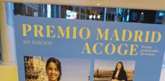 A imaxe da carballiñesa Laura Piteira Banga xa sae nos posters da cidade de Madrid
