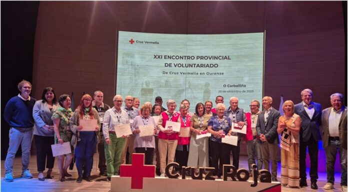 O delegado territorial da Xunta participa en Carballiño no ‘XXI encontro de voluntariado de Cruz Vermella en Ourense’