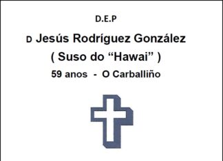 Falecemento de D Jesús Rodríguez González ( Suso do “Hawai” )