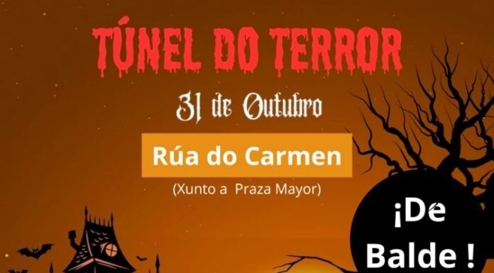 A Área de Mocidade do Carballiño convida á rapazada a divertirse este venres no túnel do terror de Samaín