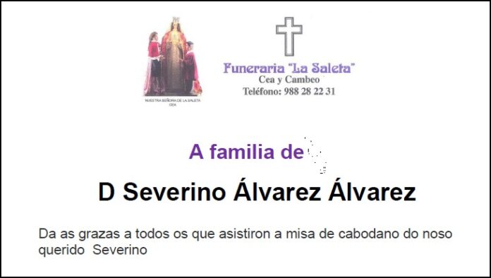 ESQUELA ANIVERSARIO SEVERINO p a