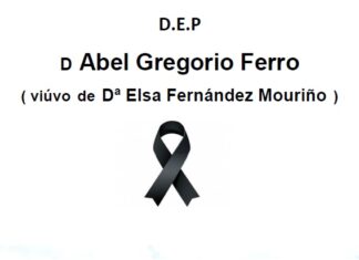 Falecemento de D Abel Gregorio Ferro