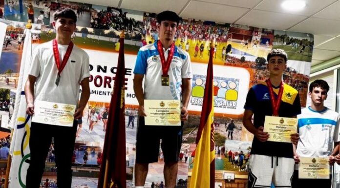 Roi Freixedo gaña dous ouros e unha prata nas competicións estatais de tiro celebradas en Murcia