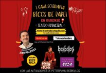 Presentación da I Gala Solidaria Bicos de Papel en Ourense