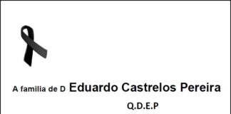 Agradecemento da familia de D Eduardo Castrelos Pereira