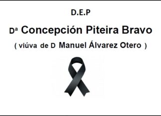 Falecemento de Dª Concepción Piteira Bravo