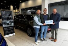 Xabier Teixeira Quintas, gañador do sorteo do desconto de 6.000 euros do 16º Salón do Automóbil de Expourense