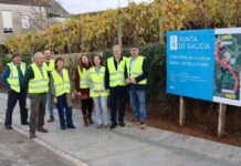 A Xunta inviste preto de 50.000 euros nunha senda peonil na estrada OU-404, en Castrelo de Miño