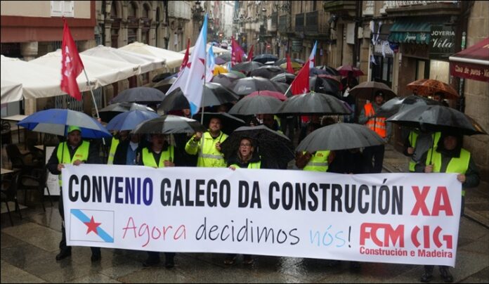 cig manifestacion ourense construccion