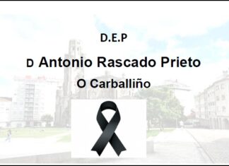 Falecemento de Don Antonio Rascado Prieto