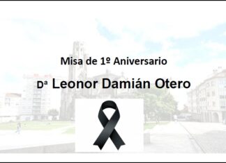 Misa de 1º Aniversario por Dª Leonor Damián Otero