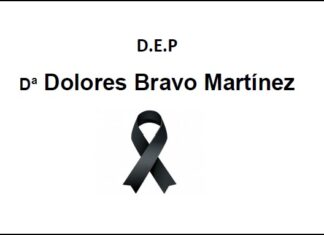 Falecemento de Dª Dolores Bravo Martínez