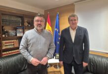 Manuel Pardo analizou as demandas do Concello de San Amaro co seu alcalde, Fernando Rodríguez