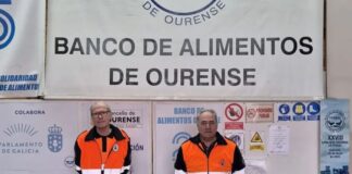 O voluntariado de Protección Civil recolleu no Carballiño máis de 700 kg de produtos para o Banco de Alimentos