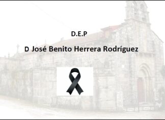 Falecemento de D José Benito Herrera Rodríguez