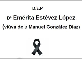 Falecemento de Dª Emérita Estévez López