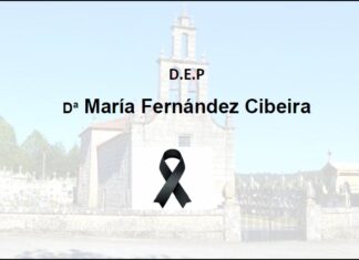 Falecemento de Dª María Fernández Cibeira