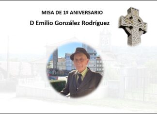 Misa de 1º ANIVERSARIO por D Emilio González Rodríguez