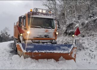 Activado o dispositivo de vialidade invernal da Deputación con 65 profesionais para manter a seguridade nas estradas provinciais ante a alerta por nevadas