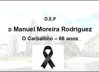 Falecemento de D Manuel Moreira Rodríguez – 66 anos