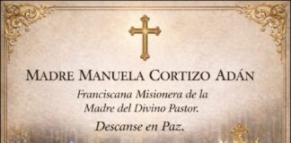 Falecemento da Madre Manuela Cortizo Adán