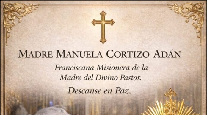 Falecemento da Madre Manuela Cortizo Adán