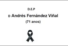 Falecemento de D Andrés Fernández Viñal