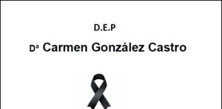 Falecemento de Dª Carmen González Castro