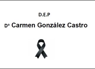 Falecemento de Dª Carmen González Castro