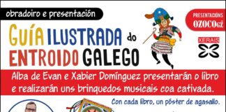 Este venres (dia 20) as 7 da tarde na tenda OZOCOgz: Alba De Evan e Xabier Domínguez presentan a «Guía ilustrada do Entroido Galego»