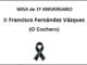 MISA de 1º Aniversario por D Francisco Fernández Vázquez