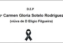 Falecemento de Dª Carmen Gloria Sotelo Rodríguez