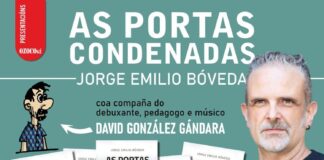 Jorge Emilio Bóveda presenta este venres en Ozoco a súa última novela, “As portas condenadas”