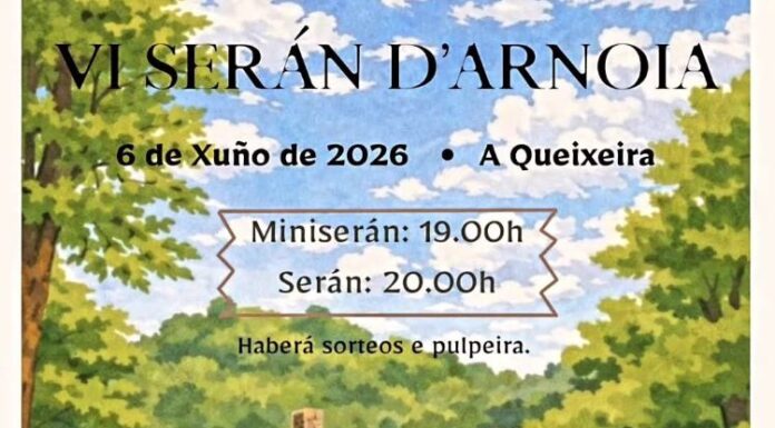 A Queixeira acolle este sábado a 6ª edición do festival folclórico ‘Serán D’Arnoia’