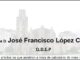 Agradecemento da familia de D José Francisco López Corral “Choli”