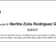 Agradecemento da familia de Dª Bertha Zoila Rodríguez Gómez