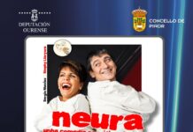 O Centro Cultural de Arenteiro, en Piñor, acollerá este sábado a representación da obra de teatro “Neura”