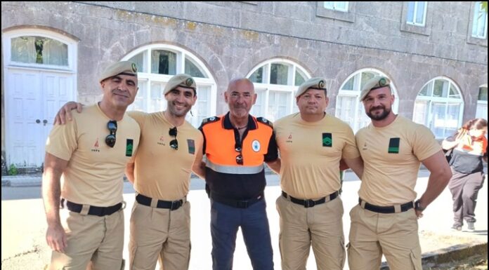 Sandiás reforza o seu compromiso coa Protección Civil na gran convivencia celebrada en Baños de Molgas