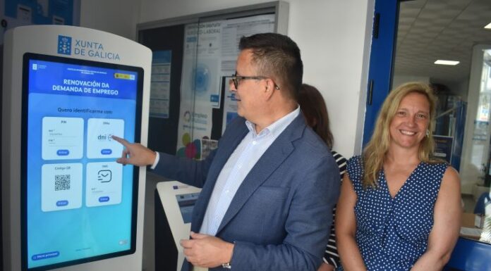 A oficina de Emprego do Carballiño estrea un caixeiro autoservizo para facilitar os trámites laborais