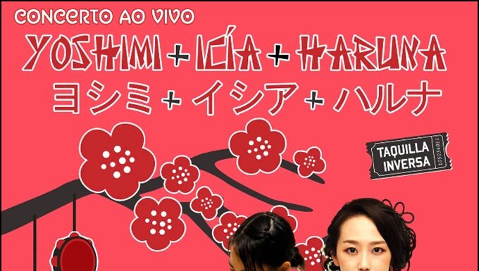 Este xoves (día 2) no espazo OZOCOgz concerto con Icía Varela xunto coas xaponesas Haruna Chatani e Yoshimi Tsujimoto