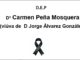 Falecemento de Dª Carmen Peña Mosquera