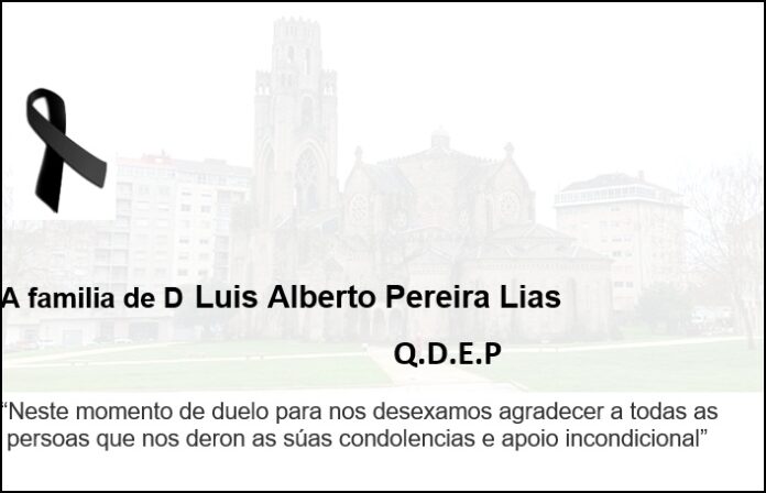 Esquela Don Luis Alberto Pereira Líaspa
