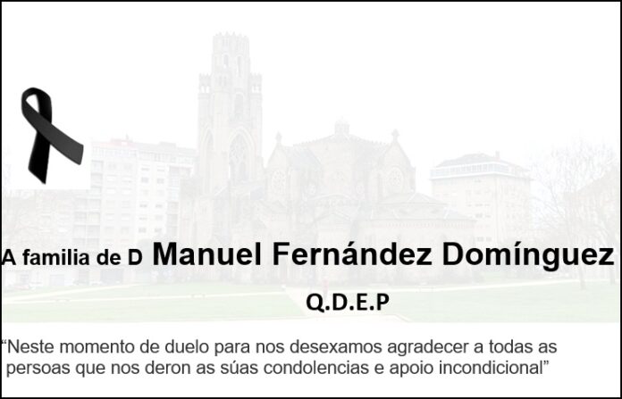 Esquela Don Manuel Fernández Domínguezpa