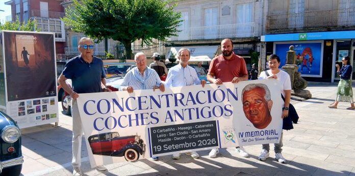 Os vehículos antigos percorrerán este sábado as estradas da comarca no ‘IV Memorial José Luis Blanco’