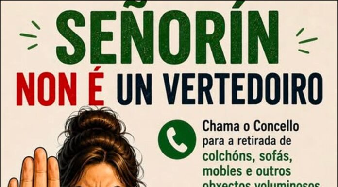 Un colchón non vai ao lixo. Infórmate e fai de Señorín un exemplo