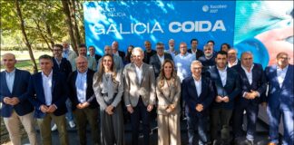 Luis Menor participa en San Cibrao das Viñas na presentación do novo proxecto de residencias, que contempla cinco centros en Ourense